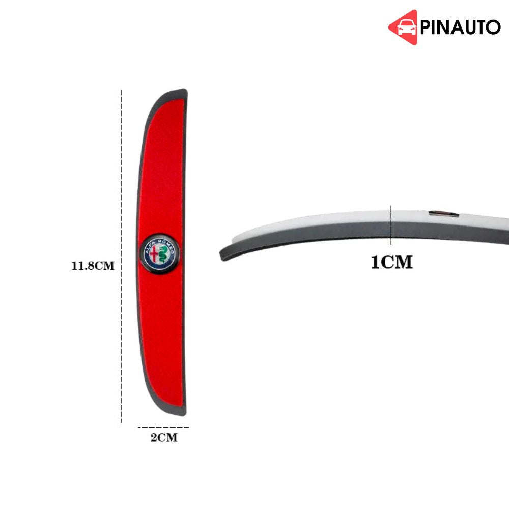 Iskun- ja naarmuuntumisen estävät ovisuojat (4 kpl)