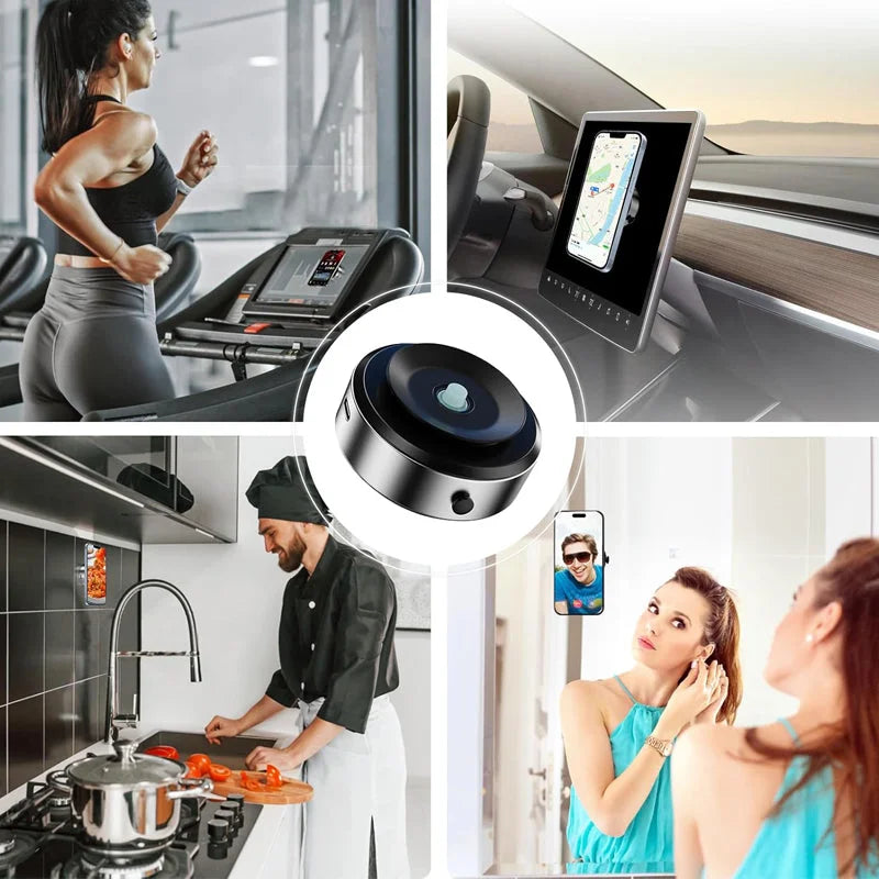 Soporte de teléfono móvil magnético al vacío