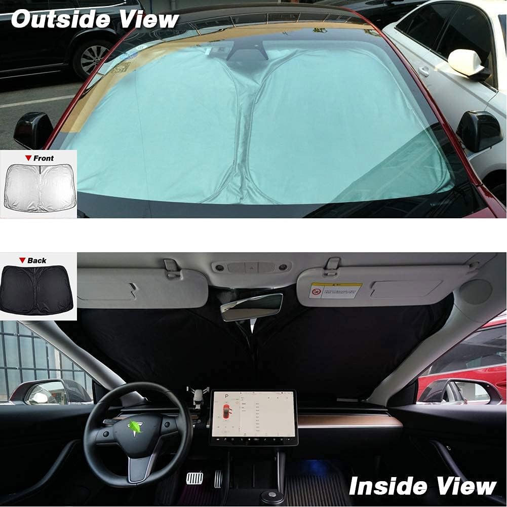 Parasol plegable para coche con logotipo