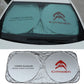 Parasol plegable para coche con logotipo