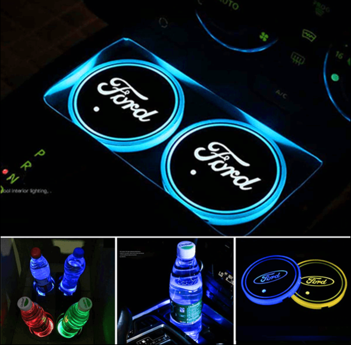 Discos LED de ambiente para interiores personalizados