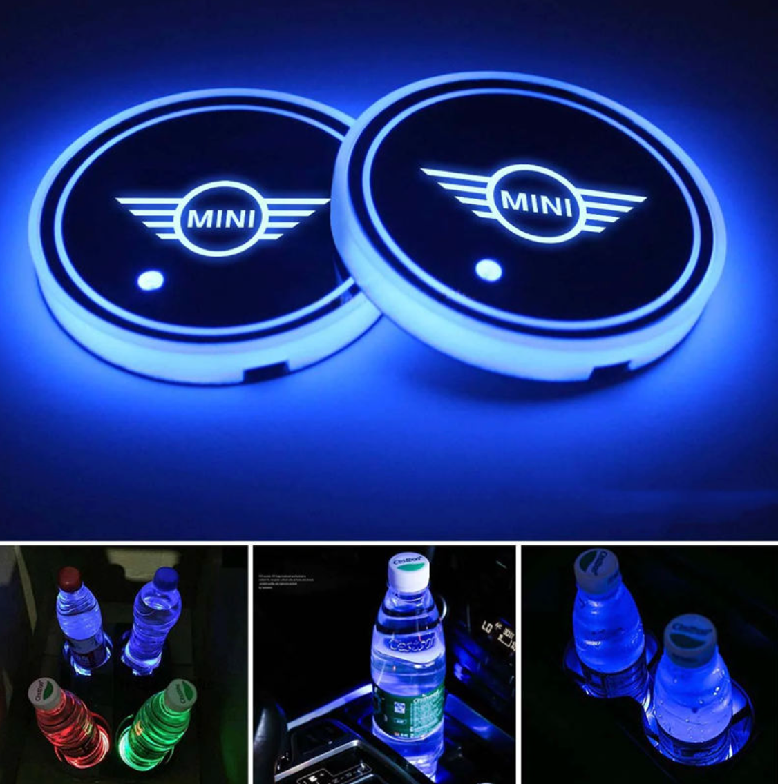 Discos LED de ambiente para interiores personalizados