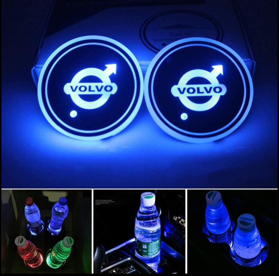 Discos LED de ambiente para interiores personalizados