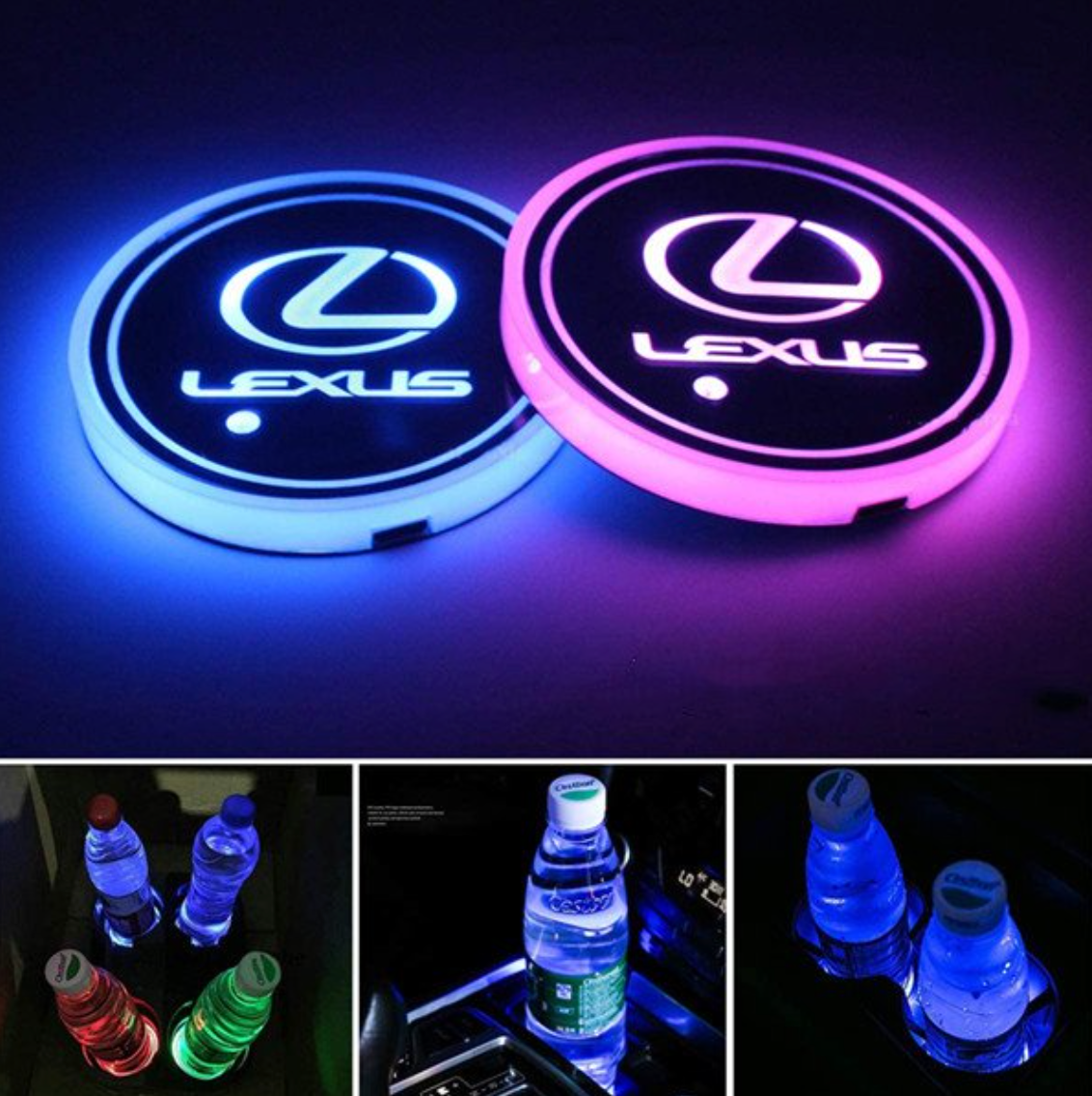 Discos LED de ambiente para interiores personalizados