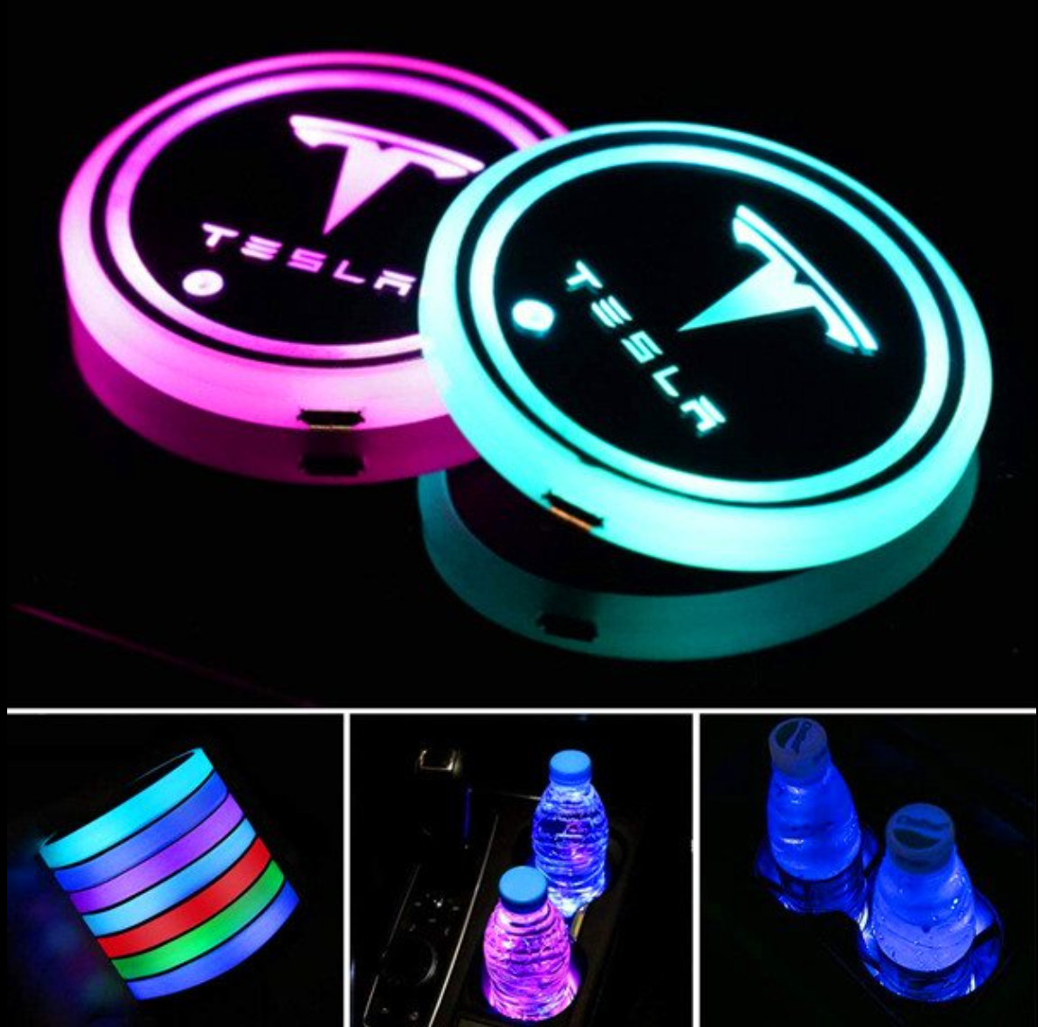 Discos LED de ambiente para interiores personalizados